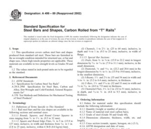 Astm A 499 – 89 (Reapproved 2002) Pdf free download