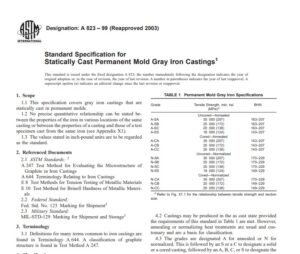 Astm A 823 – 99 (Reapproved 2003) Pdf free download