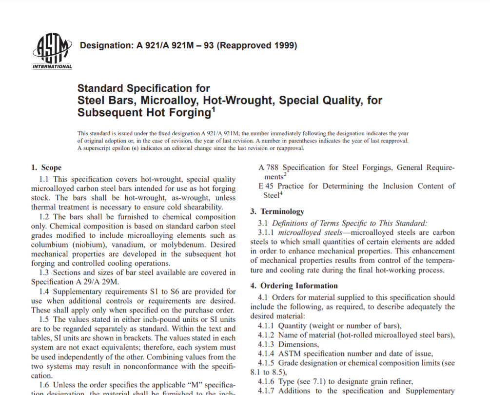 Astm A 921A 921M – 93 (Reapproved 1999) Pdf free download