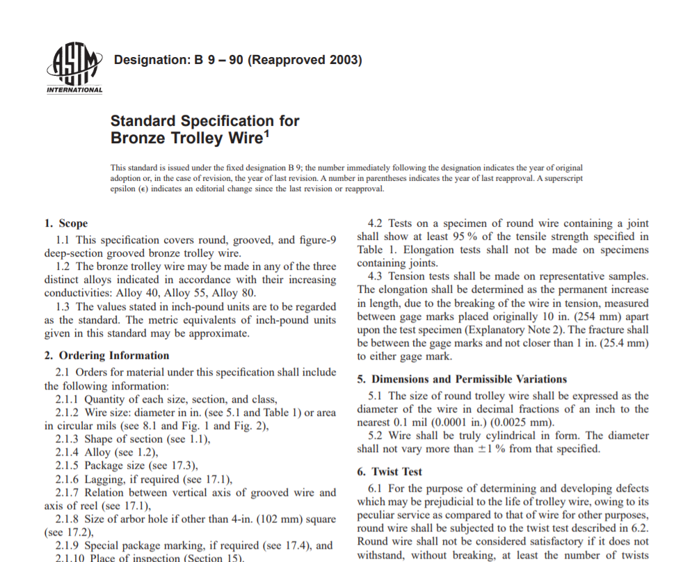 Astm B 9 – 90 (Reapproved 2003) pdf free download