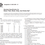 Astm B 36/B 36M – 01 pdf free download