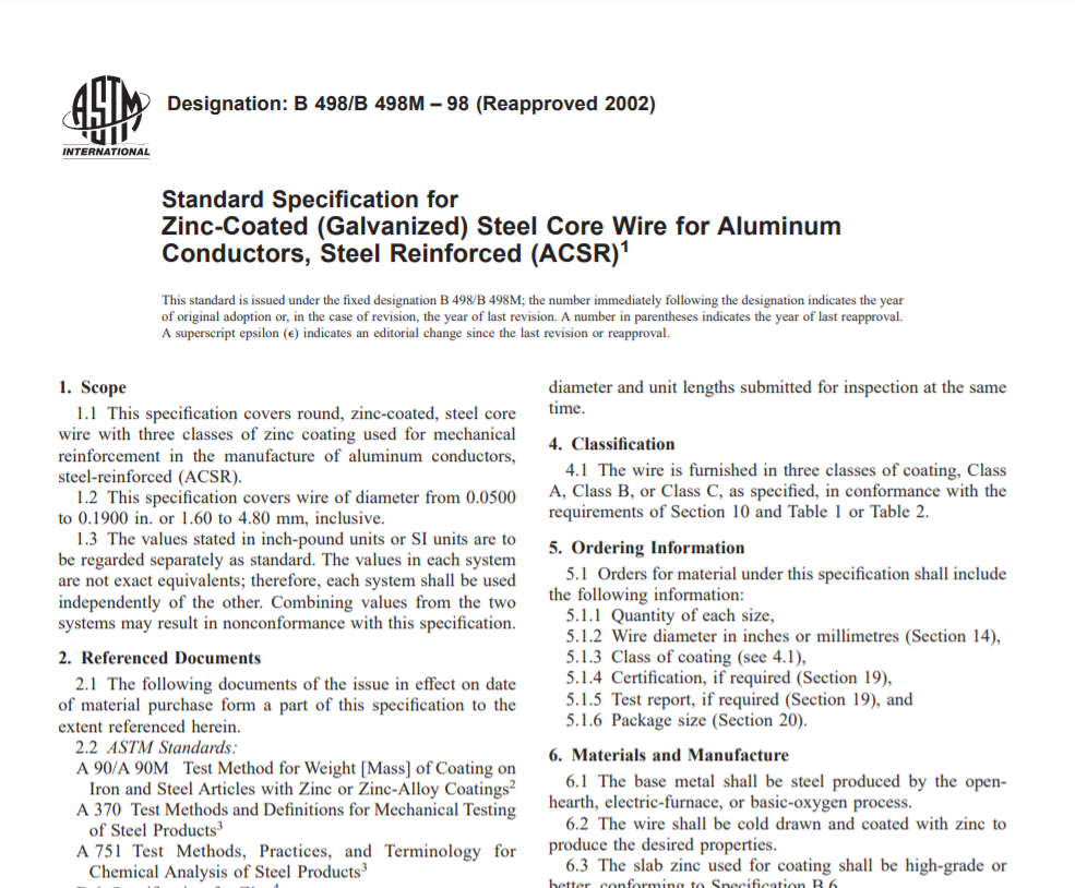 Astm B 498 B 498M – 98 (Reapproved 2002) Pdf free download