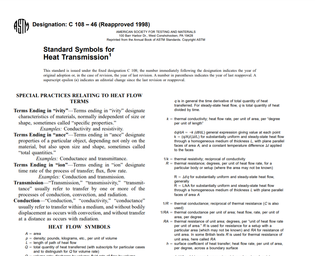Astm C 108 – 46 (Reapproved 1998) Pdf free download