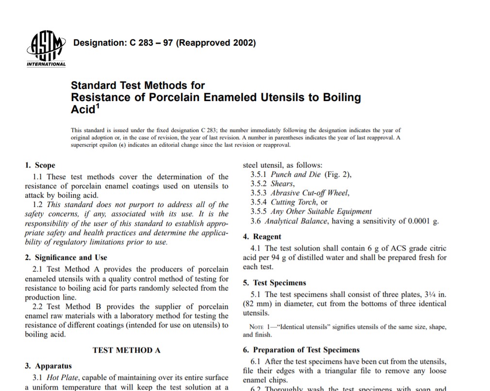 Astm C 283 – 97 (Reapproved 2002) Pdf free download
