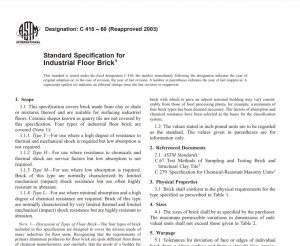 Astm C 410 – 60 (Reapproved 2003) Pdf free download