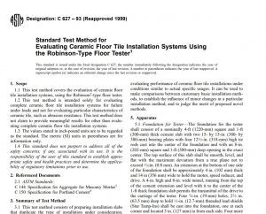Astm C 627 – 93 (Reapproved 1999) Pdf free download