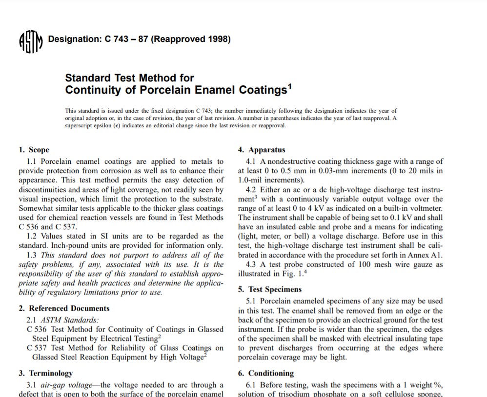 Astm C 743 – 87 (Reapproved 1998) Pdf free download