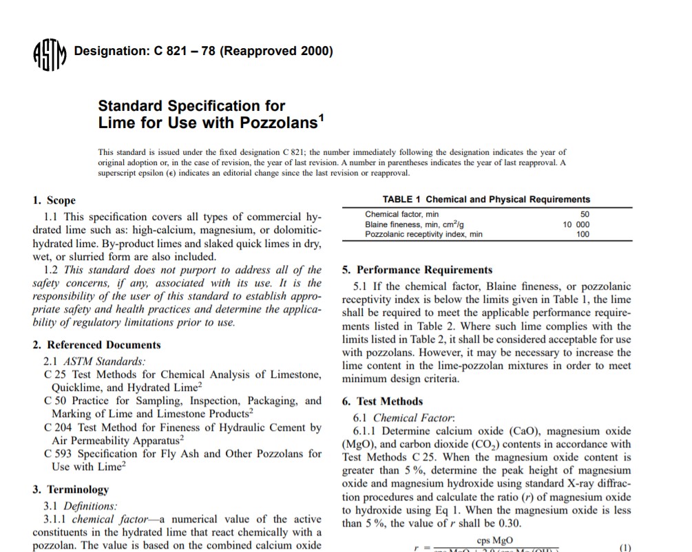 Astm C 821 – 78 (Reapproved 2000) Pdf free download