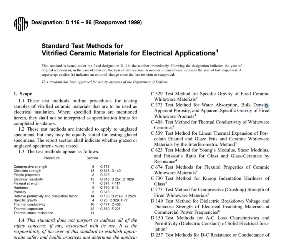 Astm D 116 – 86 (Reapproved 1999) Pdf free download