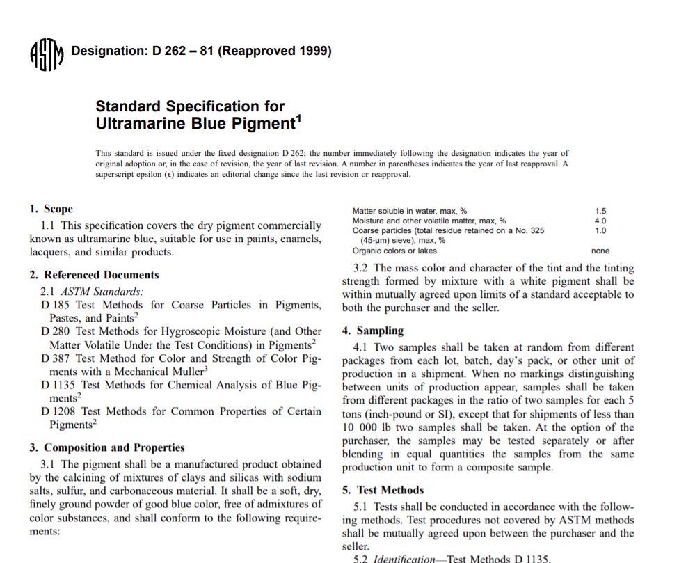 Astm D 262 – 81 (Reapproved 1999) Pdf free download