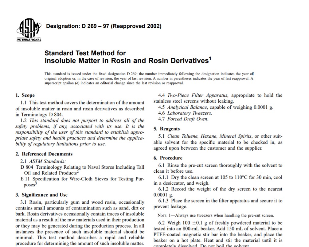 Astm D 269 – 97 (Reapproved 2002) Pdf free download