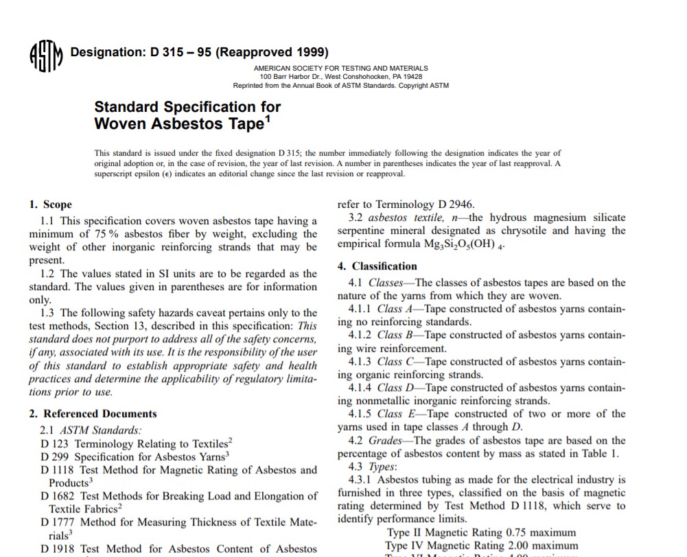 Astm D 315 – 95 (Reapproved 1999) Pdf free download