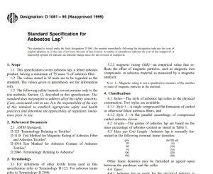 Astm D 1061 – 95 (Reapproved 1999) Pdf free download