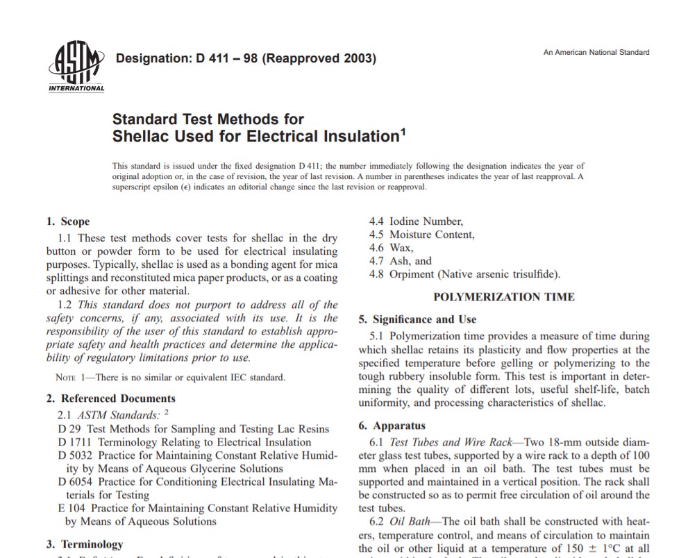 Astm D 411 – 98 (Reapproved 2003) Pdf free download