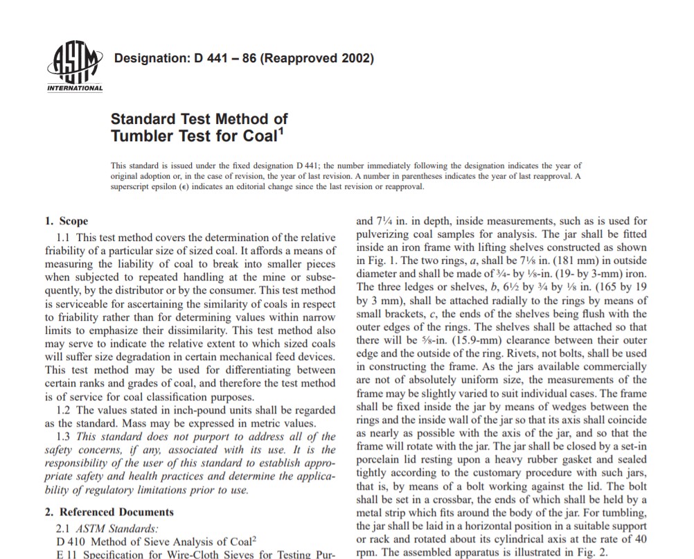 Astm D 441 – 86 (Reapproved 2002) Pdf free download