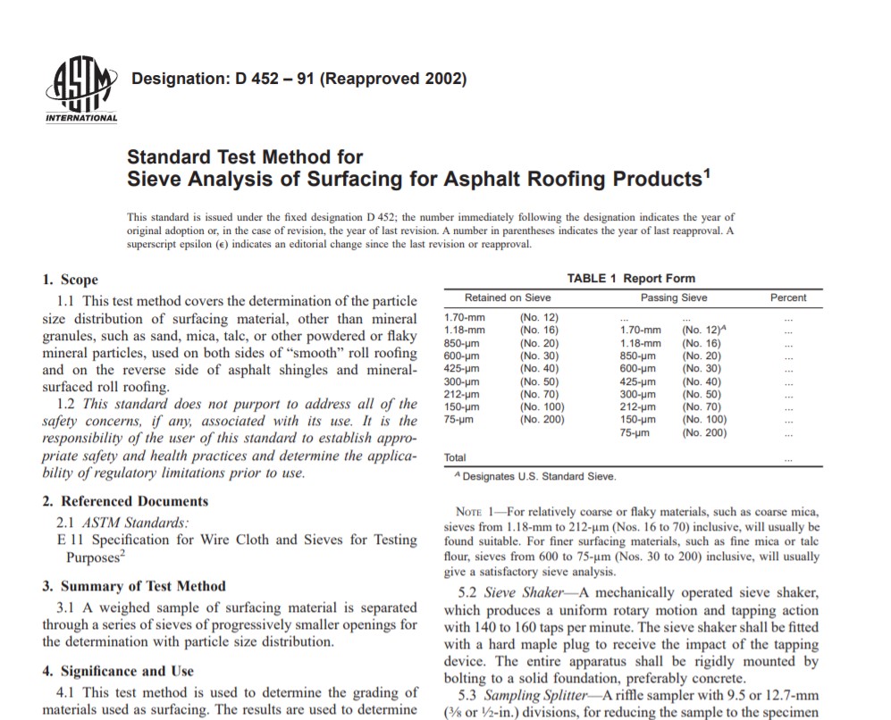 Astm D 452 – 91 (Reapproved 2002)Pdf free download