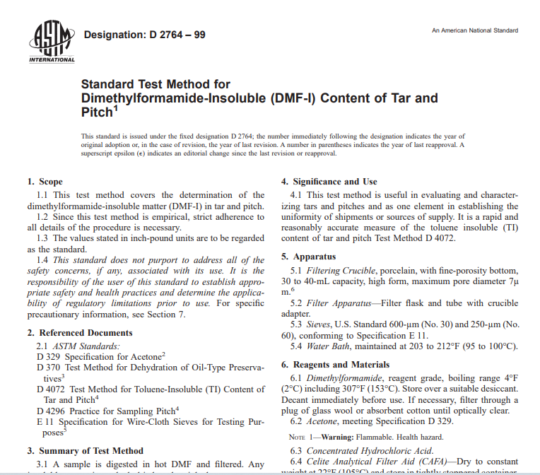 Astm D 2764 – 99 pdf free download