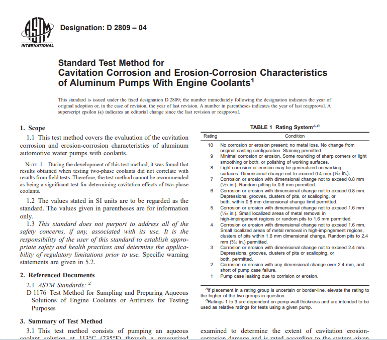 Astm  D 2809 – 04 pdf free download