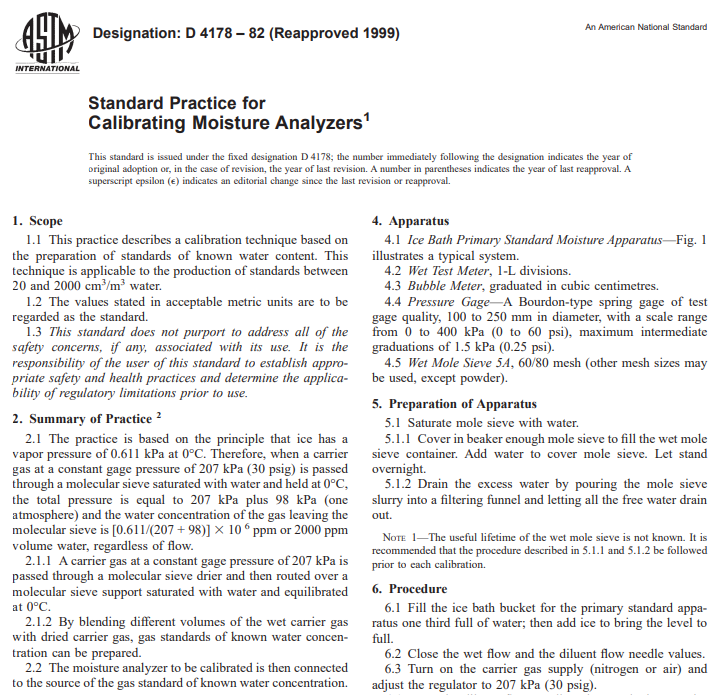 Astm D 4178 – 82 (Reapproved 1999)pdf free download