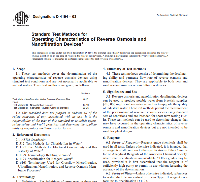 Astm D 4194 – 03 pdf free download